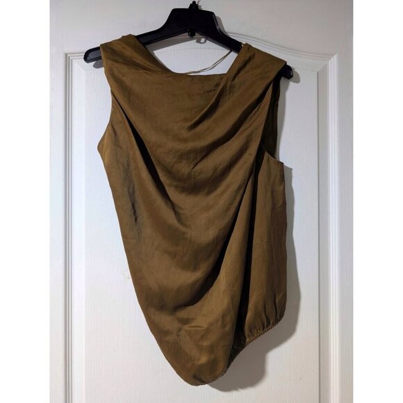 NWT Zara | Zara Woman Draped Satin Top - Picture 2 of 11